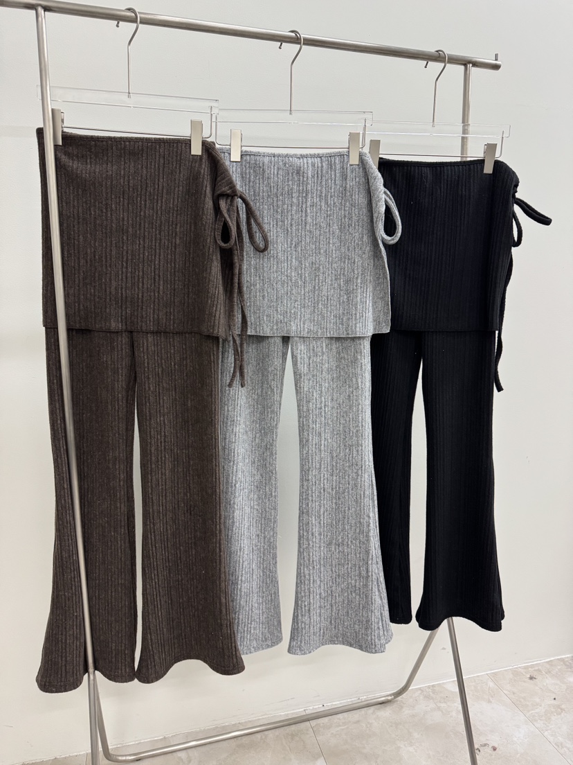 UNA/THE MAY東大門㊣直郵女士新款25秋冬套裝套裝褶裥露肩THEMAY/UNA套裝