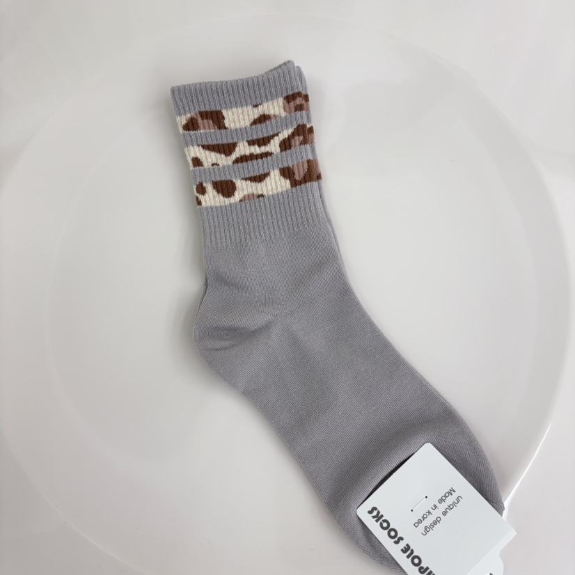 CACTUS-Q韓國直郵㊣女裝新品熱賣時尚休閑人氣職業25秋冬襪子CACTUS十雙起/可混搭襪子圖色2