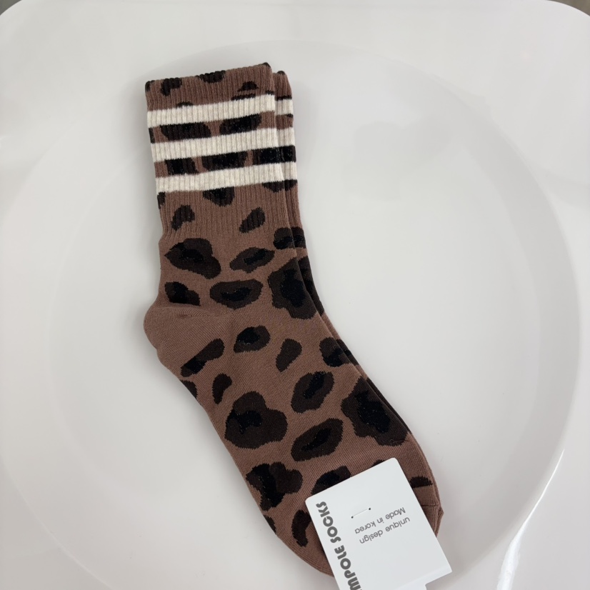 CACTUS-Q韓國直郵㊣女裝新品熱賣時尚休閑人氣職業25秋冬襪子CACTUS十雙起/可混搭襪子圖色3