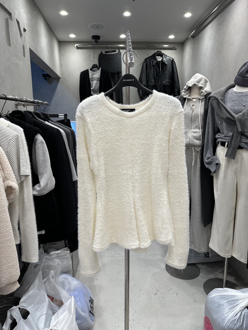 CELEBRITY-A東大門㊣代購女裝新品熱賣25秋冬人氣職業針織衫CELEBRITY-A針織衫圖色1