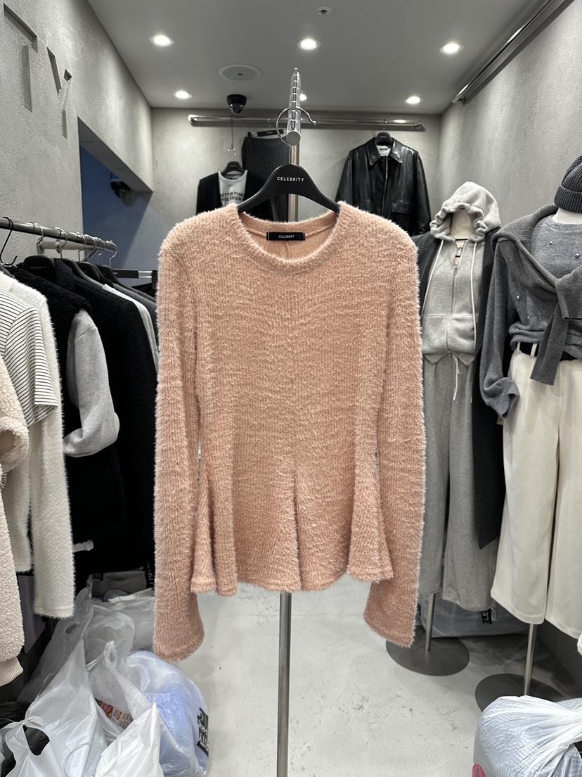 CELEBRITY-A東大門㊣代購女裝新品熱賣25秋冬人氣職業針織衫CELEBRITY-A針織衫圖色2