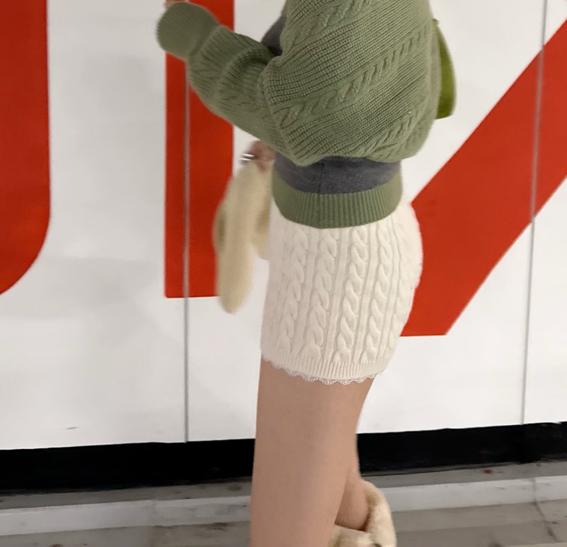 DENVER韓國代購㊣女士新款人氣25秋冬熱賣真品時尚短褲蕾絲DENVER短褲