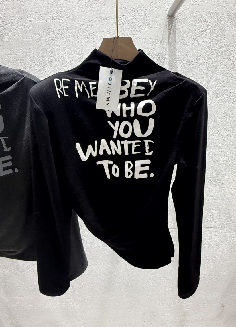 JIMMY東大門㊣直郵女士新品休閑熱賣人氣時尚職業真品長袖T恤JIMMY/REMAKE長袖T恤圖色1