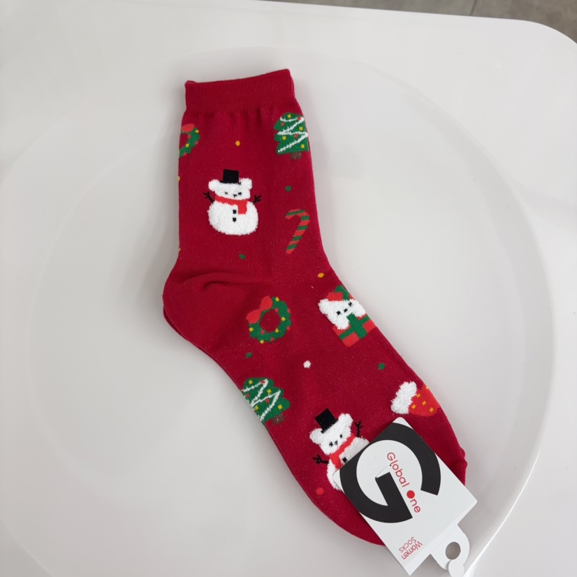 CACTUS-Q東大門㊣代購女士新款25秋冬人氣休閑時尚熱賣襪子CACTUS十雙起/可混搭襪子圖色2