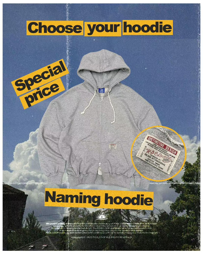 POOL LOOP韓國代購㊣女裝新品休閑推薦25秋冬時尚人氣衛衣POOL LOOP衛衣圖色1