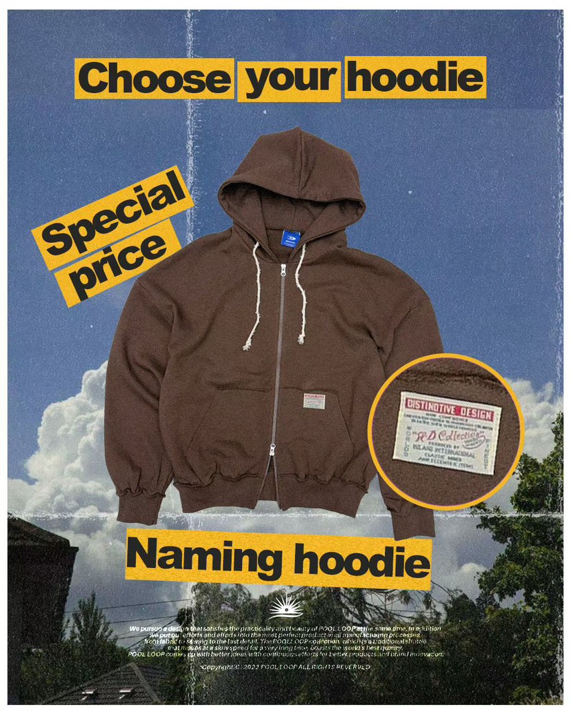 POOL LOOP韓國代購㊣女裝新品休閑推薦25秋冬時尚人氣衛衣POOL LOOP衛衣圖色3