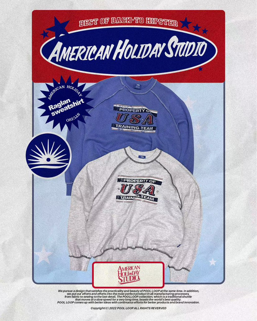 POOL LOOP韓國代購㊣女裝新款推薦職業熱賣25秋冬時尚衛衣POOL LOOP衛衣