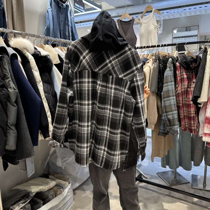 DREAM GIRIS韓國直郵㊣女士新款25秋冬真品襯衫蕾絲衫加絨DREAM GIRIS/HOT PLACE_ISSUE襯衫/蕾絲衫