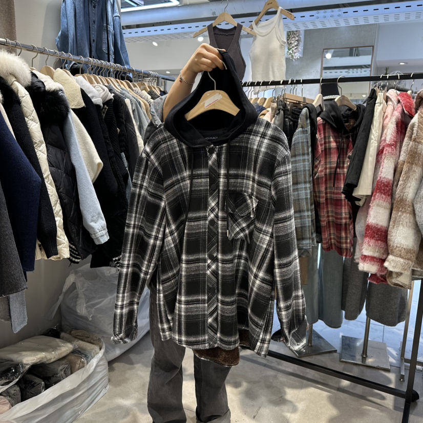 DREAM GIRIS韓國直郵㊣女士新款25秋冬真品襯衫蕾絲衫加絨DREAM GIRIS/HOT PLACE_ISSUE襯衫/蕾絲衫圖色3