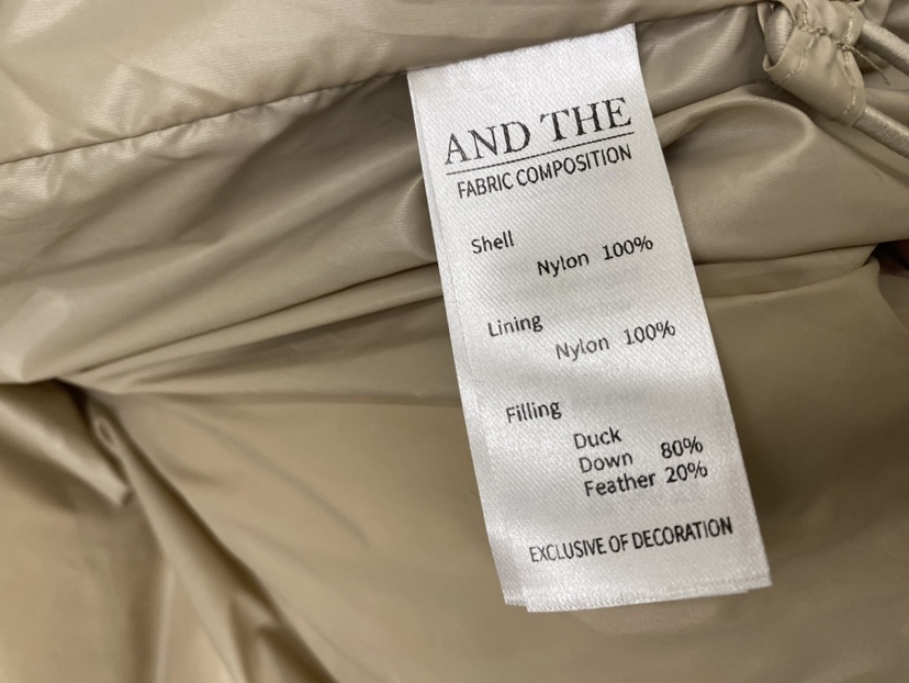 AND THE東大門㊣實拍女裝新款真品時尚職業25秋冬短款羽絨服鴨AND THE短款羽絨服