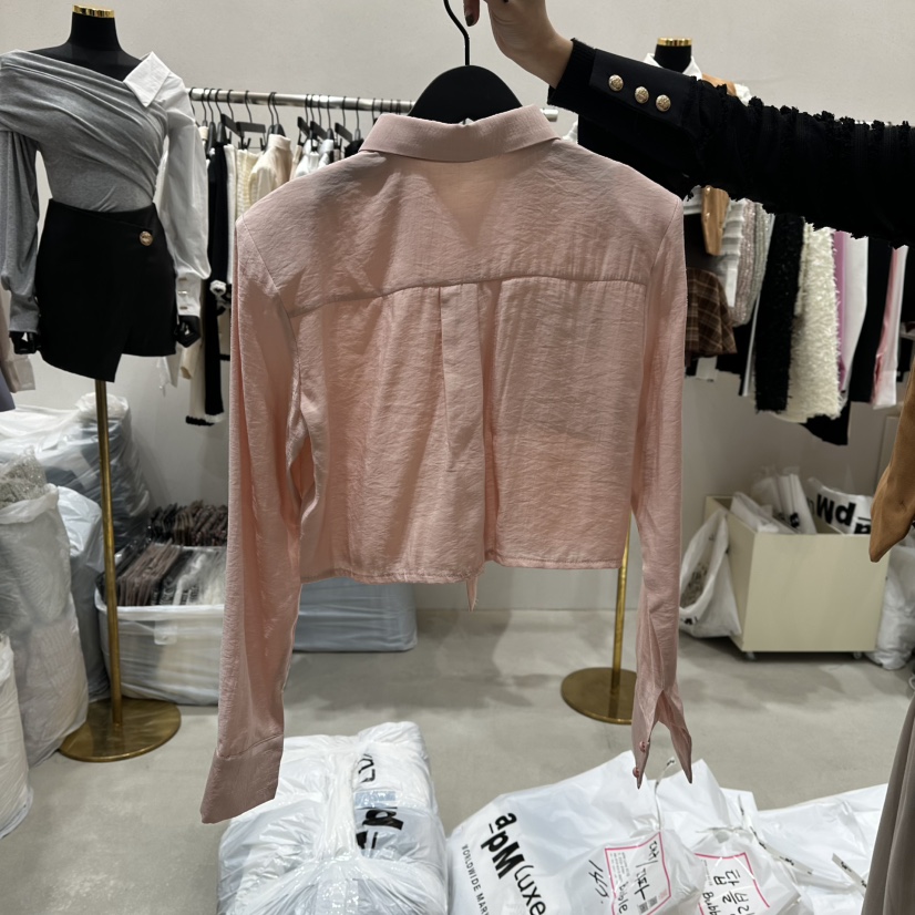 LOTTIMO韓國代購㊣女士新款25秋冬人氣熱賣休閑推薦襯衫蕾絲衫LOTTIMO襯衫/蕾絲衫