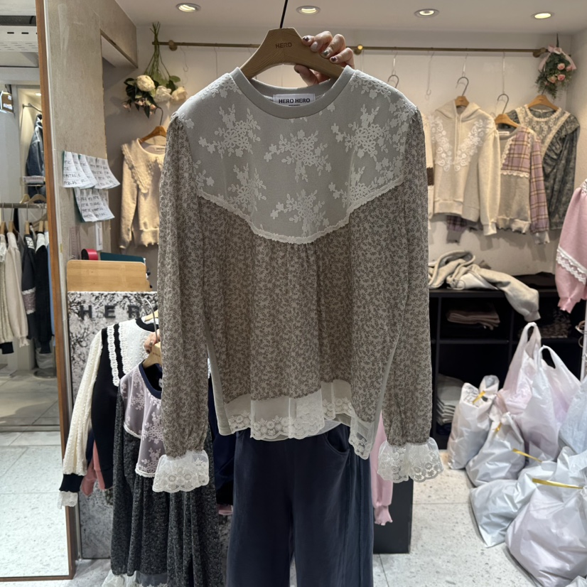 HERO東大門㊣實拍女士新品真品時尚人氣25秋冬職業熱賣長袖T恤HERO長袖T恤圖色1