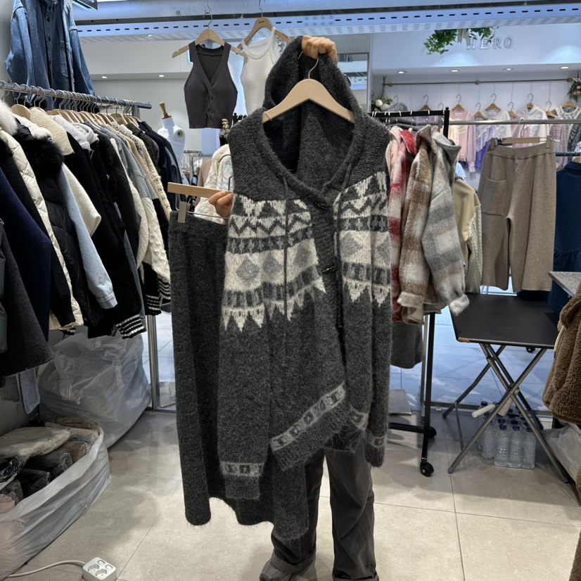 DREAM GIRIS東大門㊣直郵女士新款25秋冬時尚休閑真品套裝DREAM GIRIS/HOT PLACE_ISSUE套裝圖色1