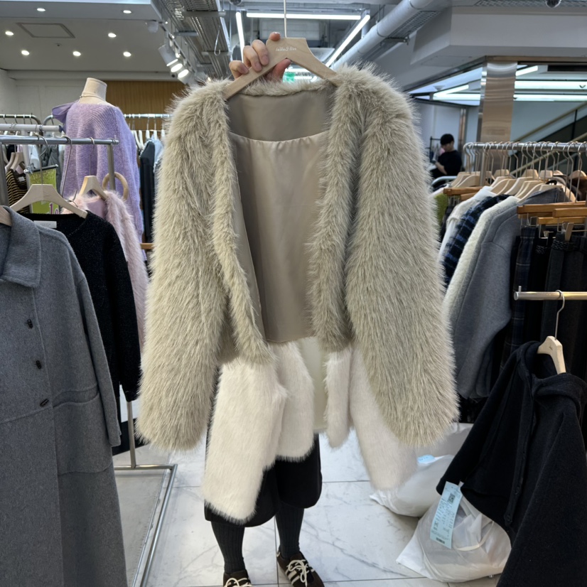 LULULALLA東大門㊣直郵女士新款推薦熱賣25秋冬休閑真品夾克LULULALLA夾克圖色2