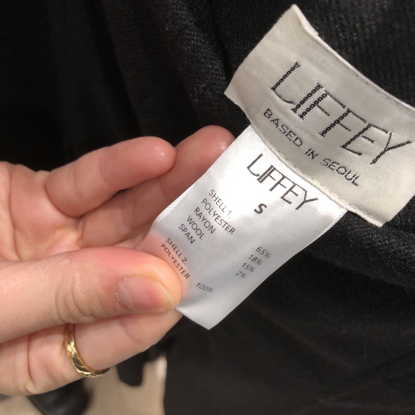 LIFFEY東大門㊣直郵女士新品熱賣25秋冬半身裙中短裙羊毛褶裥LIFFEY半身裙/中短裙