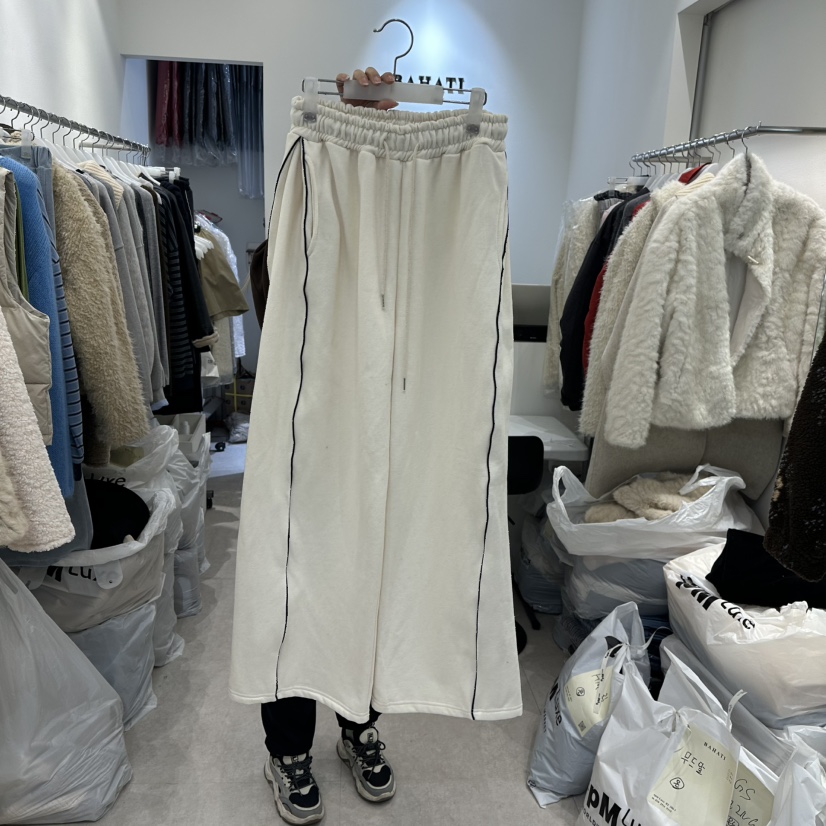 BAHATI韓國直郵㊣女裝新款人氣熱賣真品休閑職業休閑褲加絨BAHATI休閑褲圖色2