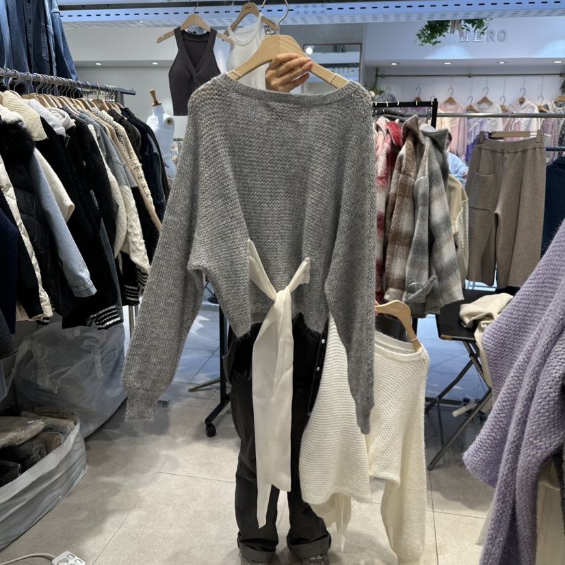 DREAM GIRIS東大門㊣實拍女裝新品休閑25秋冬推薦職業針織衫DREAM GIRIS/HOT PLACE_ISSUE針織衫