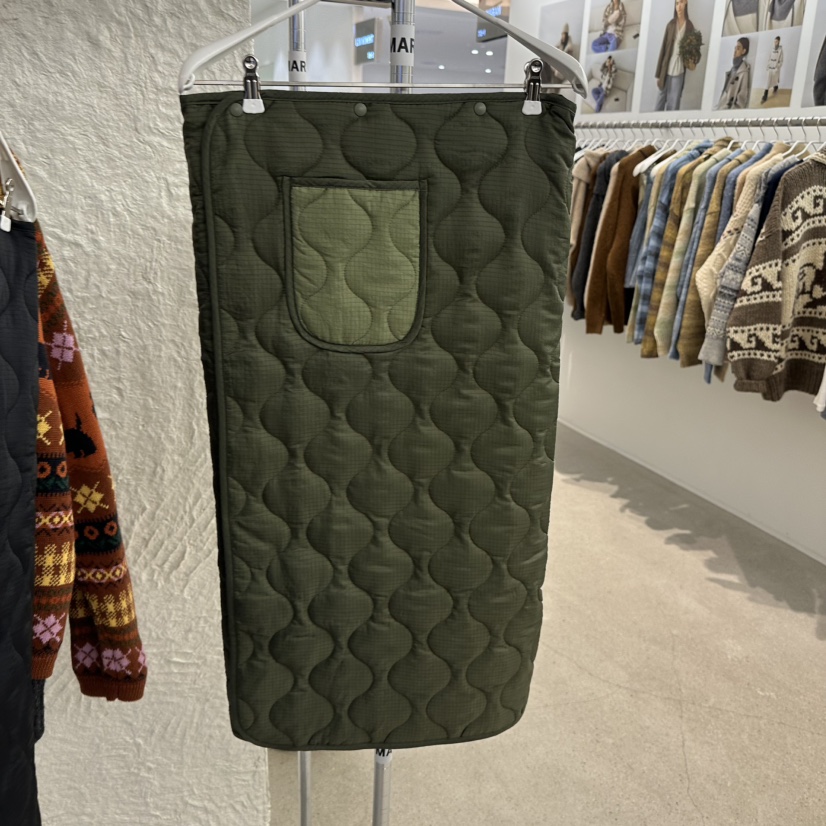 MARAN-P韓國代購㊣女裝新品熱賣真品推薦人氣休閑長裙絎縫MARAN長裙圖色1