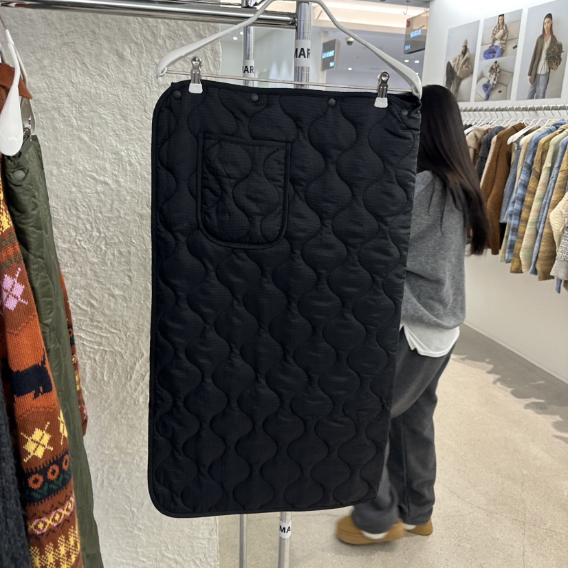 MARAN-P韓國代購㊣女裝新品熱賣真品推薦人氣休閑長裙絎縫MARAN長裙圖色2