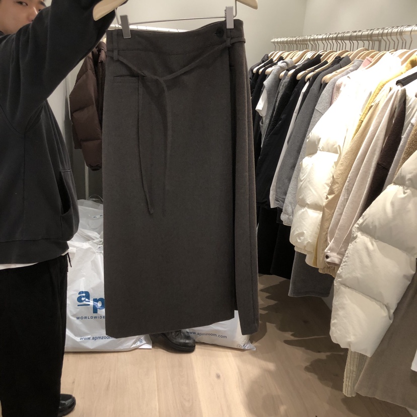 LIFFEY東大門㊣實拍女士新品真品職業推薦半身裙中短裙含腰繩LIFFEY半身裙/中短裙圖色2