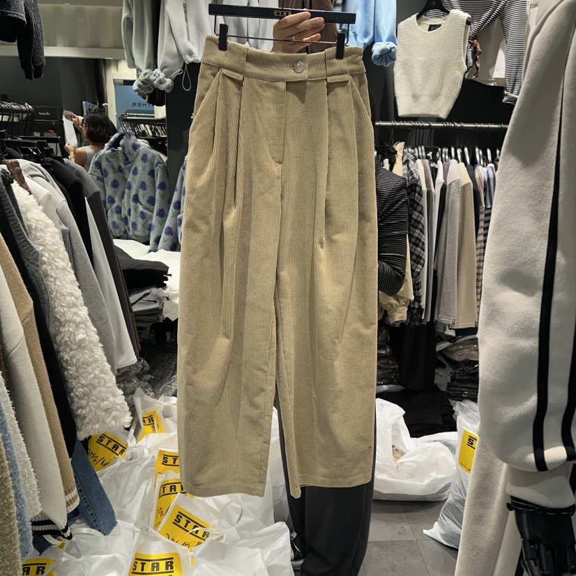 LONE STAR韓國代購㊣女裝新品休閑職業真品人氣25秋冬休閑褲LONE STAR休閑褲圖色1