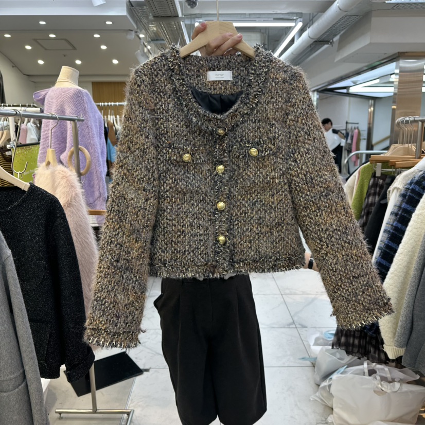 LULULALLA東大門㊣直郵女裝新款推薦休閑人氣熱賣25秋冬夾克LULULALLA夾克圖色2