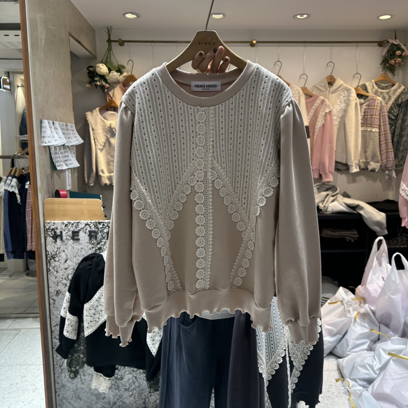 HERO韓國代購㊣女士新款人氣職業真品時尚休閑25秋冬長袖T恤HERO長袖T恤圖色2