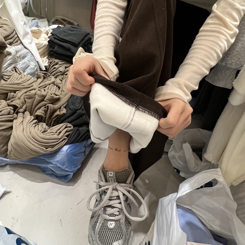 YUNBAL東大門㊣直郵女士新品時尚推薦職業人氣休閑休閑褲加絨YUNBAL休閑褲