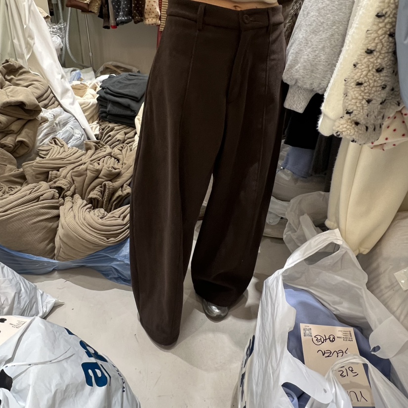 YUNBAL東大門㊣直郵女士新品時尚推薦職業人氣休閑休閑褲加絨YUNBAL休閑褲圖色1