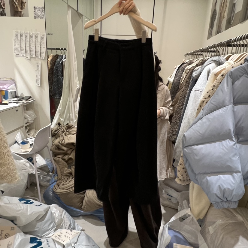 YUNBAL東大門㊣直郵女士新品時尚推薦職業人氣休閑休閑褲加絨YUNBAL休閑褲圖色2