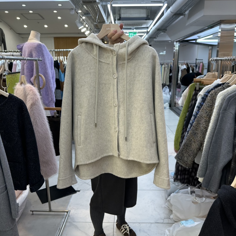 LULULALLA韓國代購㊣女裝新品熱賣25秋冬時尚職業人氣推薦夾克LULULALLA夾克圖色1