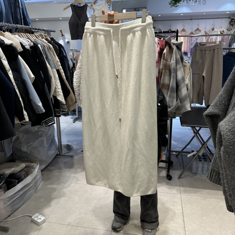 DREAM GIRIS東大門㊣代購女士新品職業時尚熱賣真品推薦長裙DREAM GIRIS/HOT PLACE_ISSUE長裙圖色1白色