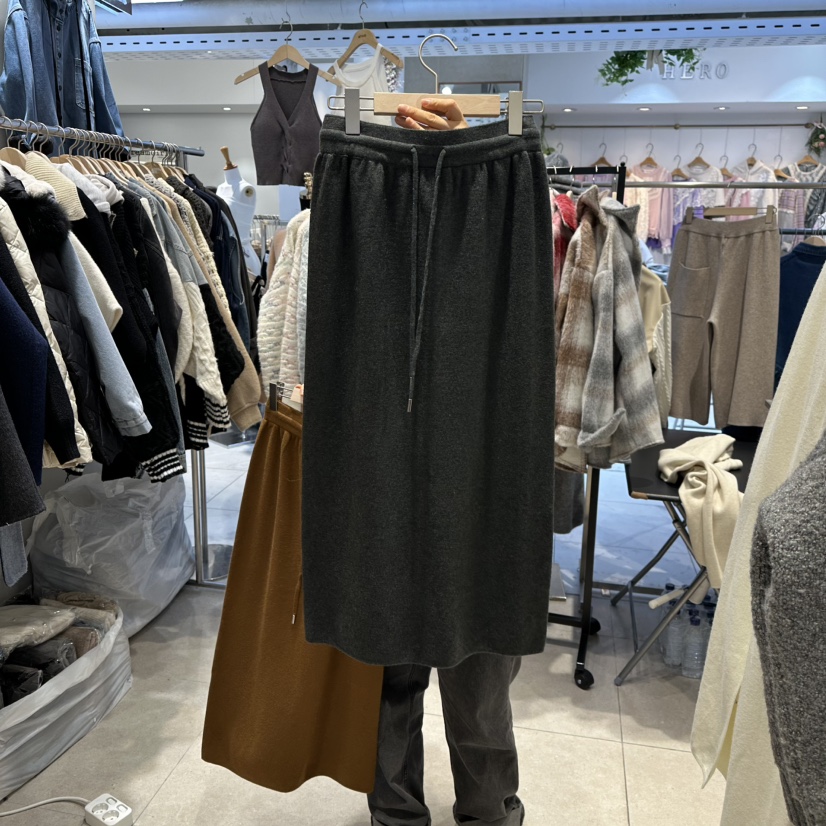 DREAM GIRIS東大門㊣代購女士新品職業時尚熱賣真品推薦長裙DREAM GIRIS/HOT PLACE_ISSUE長裙圖色5墨色