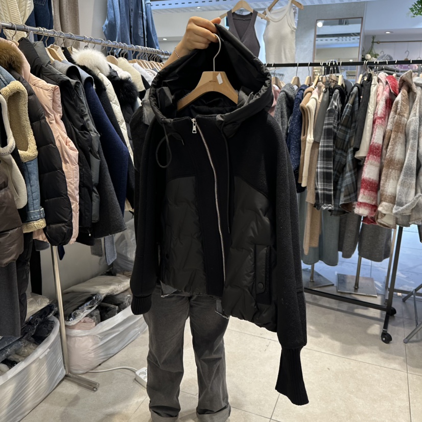 DREAM GIRIS韓國代購㊣女裝新款25秋冬推薦時尚夾克手工填充DREAM GIRIS/HOT PLACE_ISSUE夾克圖色3