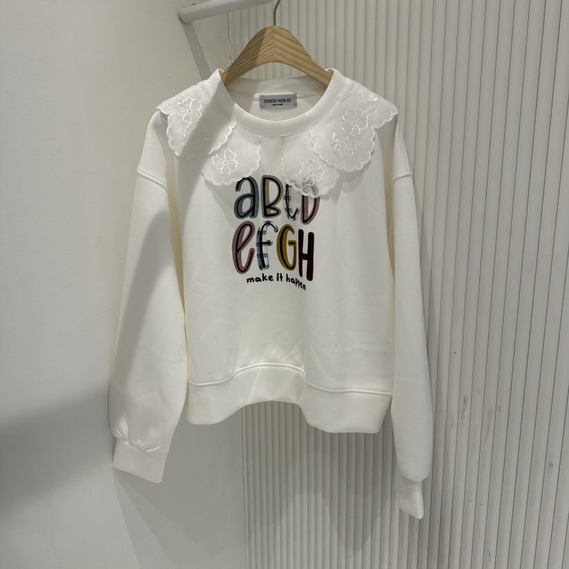 COCO HOLIC東大門㊣代購女士新品25秋冬人氣真品熱賣職業衛衣COCO HOLIC衛衣圖色1