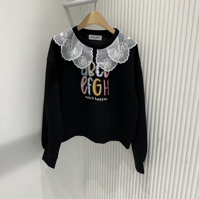 COCO HOLIC東大門㊣代購女士新品25秋冬人氣真品熱賣職業衛衣COCO HOLIC衛衣圖色2