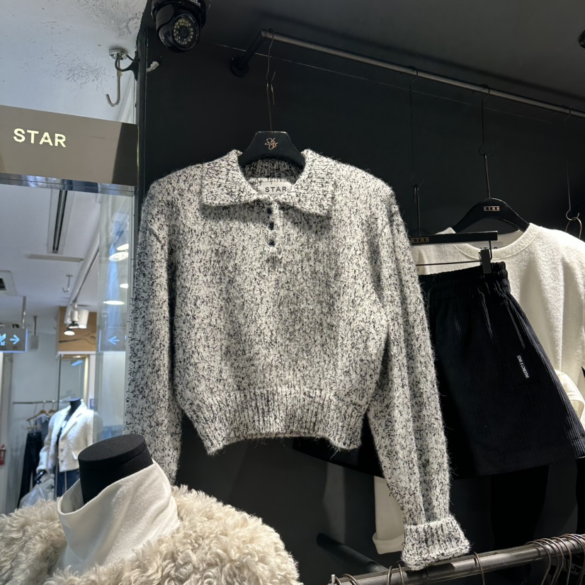 LONE STAR韓國代購㊣女裝新品職業推薦人氣熱賣真品針織衫LONE STAR針織衫圖色3