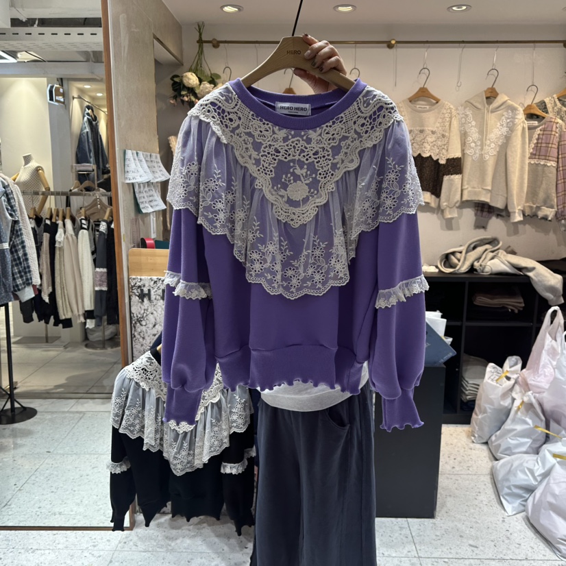 HERO東大門㊣實拍女士新款真品25秋冬休閑熱賣推薦職業長袖T恤HERO長袖T恤圖色1