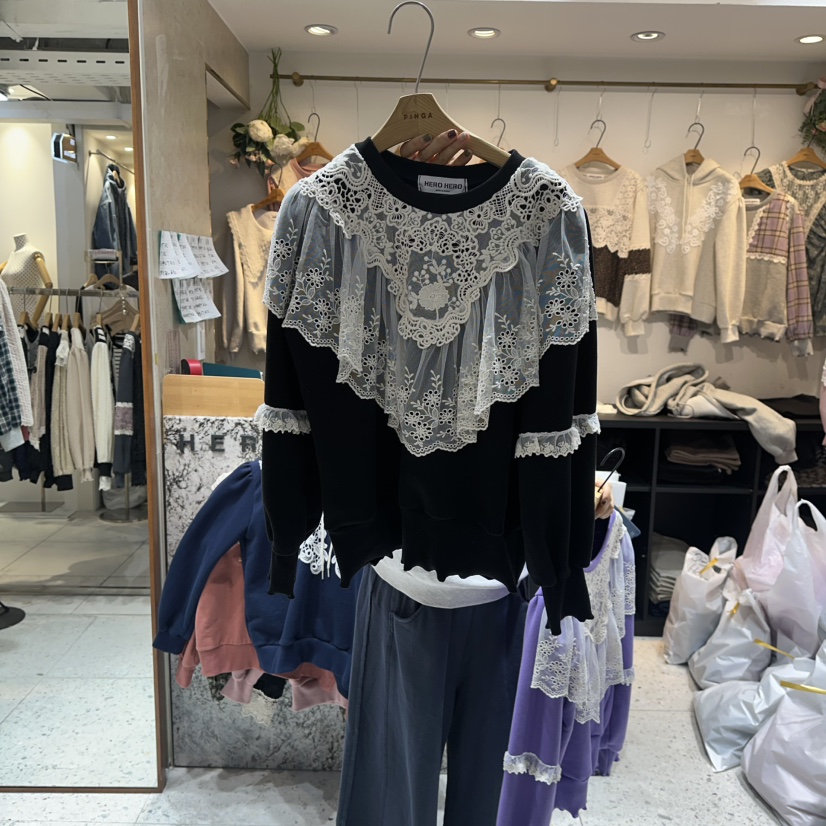 HERO東大門㊣實拍女士新款真品25秋冬休閑熱賣推薦職業長袖T恤HERO長袖T恤圖色2