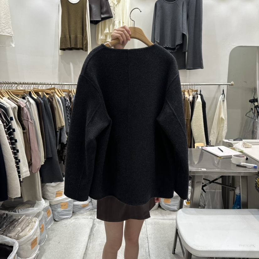 G.I-L韓國直郵㊣女士新品真品推薦時尚休閑25秋冬短款大衣G.I-L短款大衣