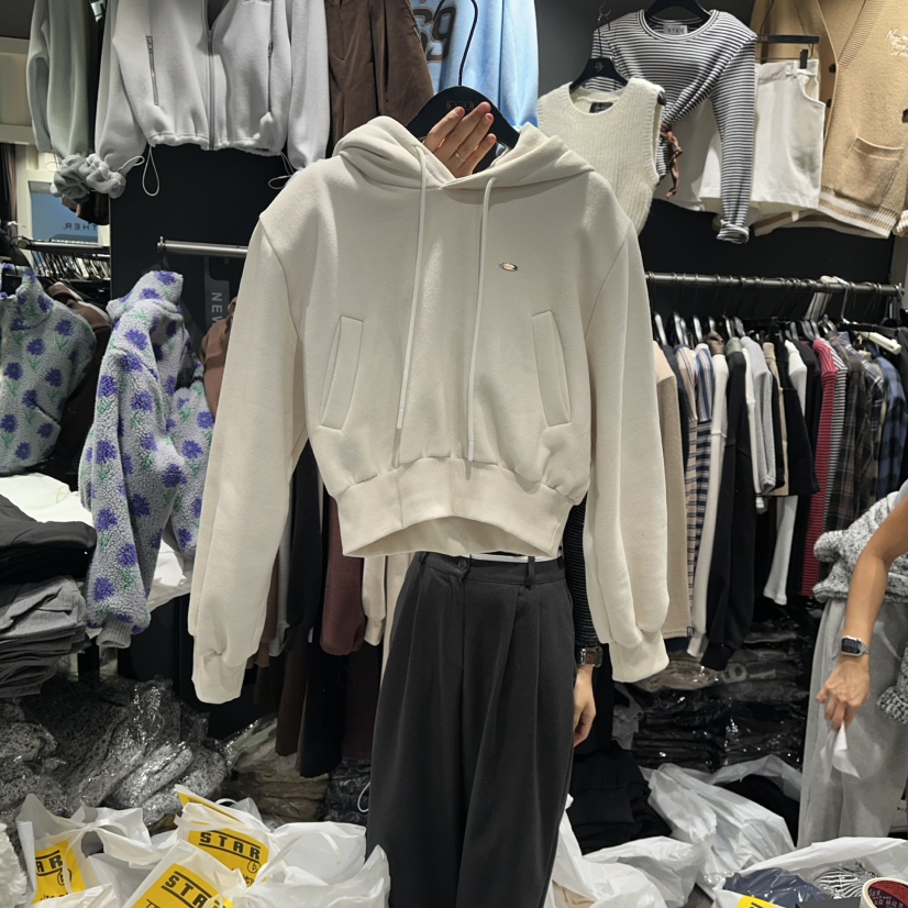 LONE STAR東大門㊣代購女裝新款熱賣真品職業衛衣連帽衫加絨LONE STAR衛衣圖色1