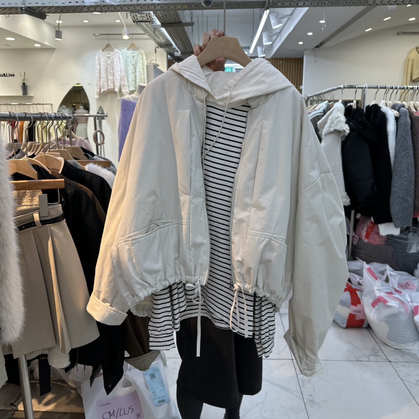 LULULALLA東大門㊣代購女士新款休閑時尚真品職業熱賣夾克拉鏈LULULALLA夾克圖色2