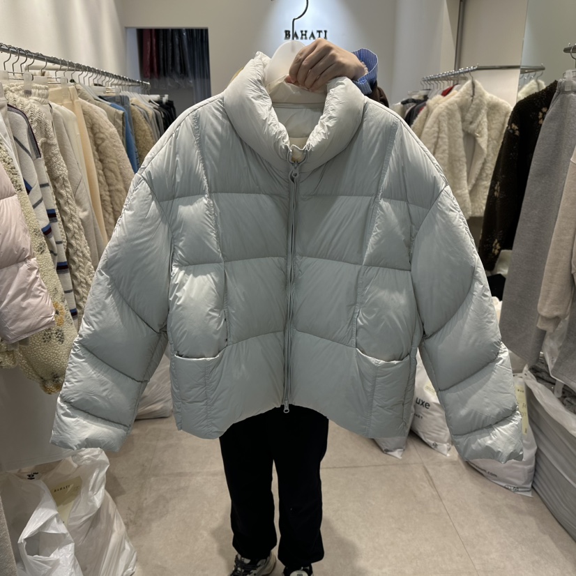 BAHATI東大門㊣代購女士新品25秋冬休閑短款羽絨服填充絨鴨BAHATI短款羽絨服圖色1