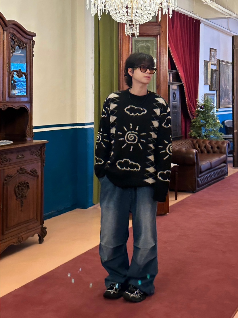 OWN韓國代購㊣女士新款人氣職業休閑真品推薦25秋冬毛衣打折OWN毛衣