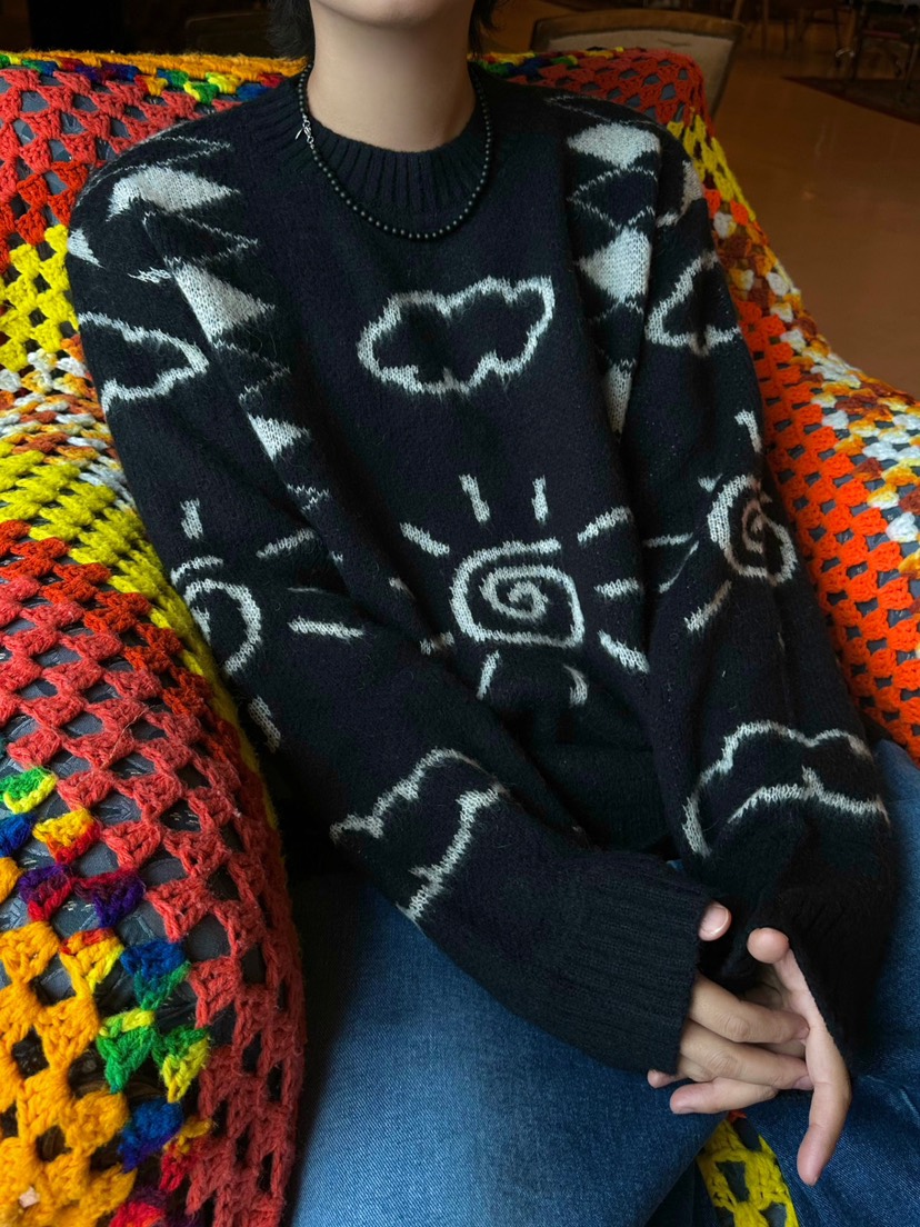 OWN韓國代購㊣女士新款人氣職業休閑真品推薦25秋冬毛衣打折OWN毛衣