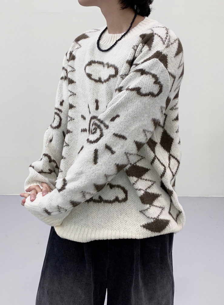 OWN韓國代購㊣女士新款人氣職業休閑真品推薦25秋冬毛衣打折OWN毛衣