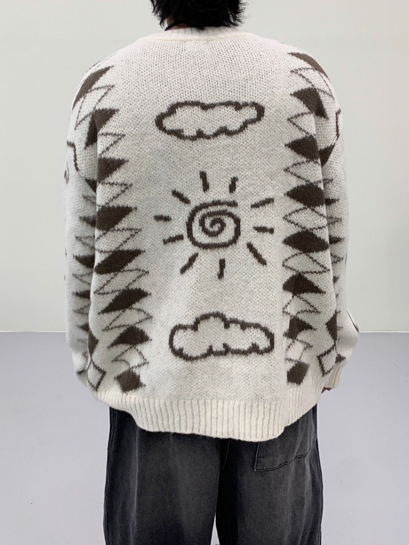 OWN韓國代購㊣女士新款人氣職業休閑真品推薦25秋冬毛衣打折OWN毛衣