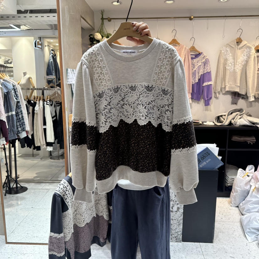 HERO東大門㊣實拍女裝新品職業熱賣休閑推薦時尚人氣長袖T恤HERO長袖T恤圖色1