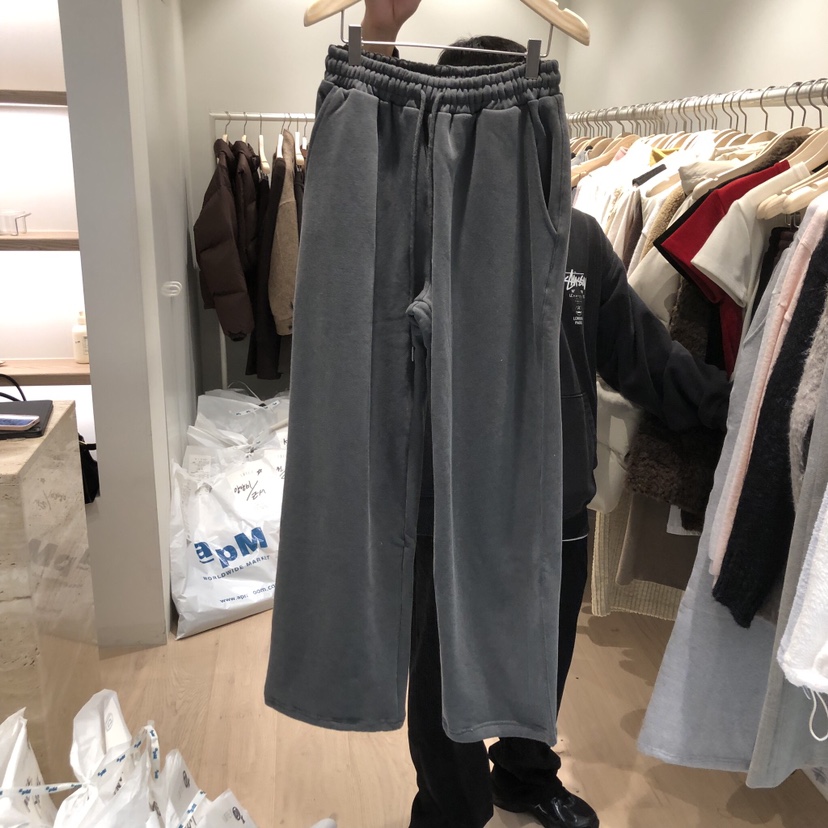 LIFFEY韓國直郵㊣女士新品真品休閑時尚職業休閑褲加絨絎縫LIFFEY休閑褲圖色3