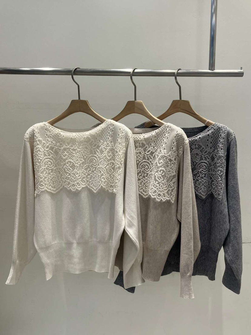 BLUE RIBBON韓國直郵㊣女士新品人氣職業熱賣針織衫奶油色BLUE RIBBON針織衫